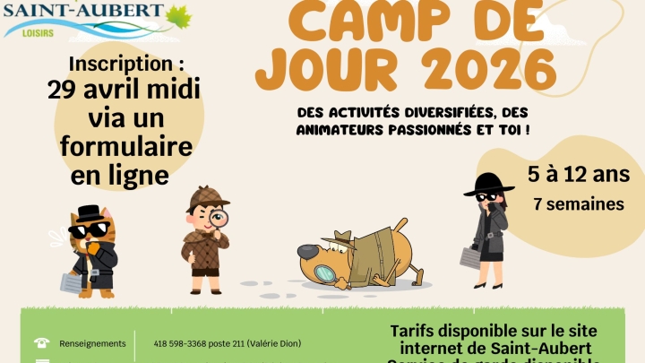 Camp de jour 2026