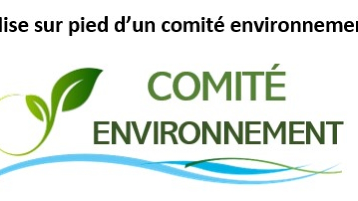 Mise sur pied d'un comité environnement