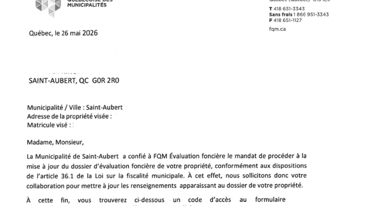 Lettre de la FQM