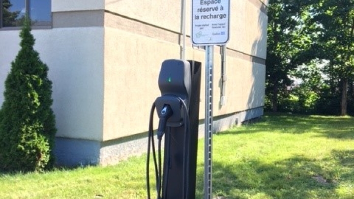 Borne de recharge pour véhicules électriques