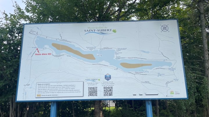 Nouvelle affiche au lac