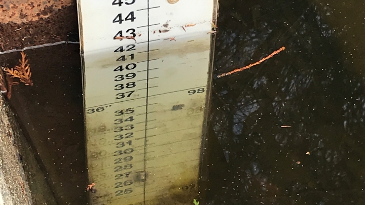 Diminution du niveau des eaux du lac Trois Saumons