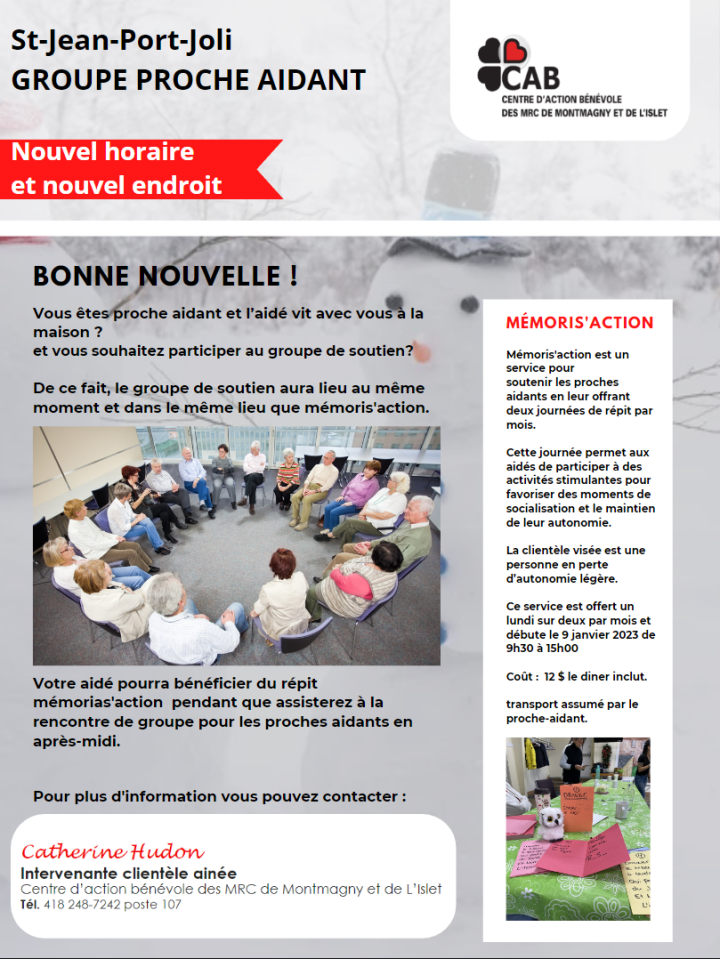 Groupe de proches aidants