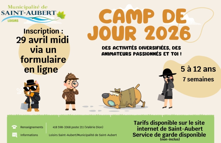 Camp de jour 2026