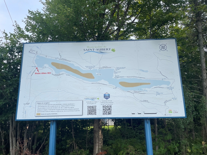 Nouvelle affiche au lac