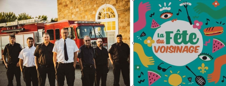 Fête du voisinage et porte ouverte à la caserne de pompiers
