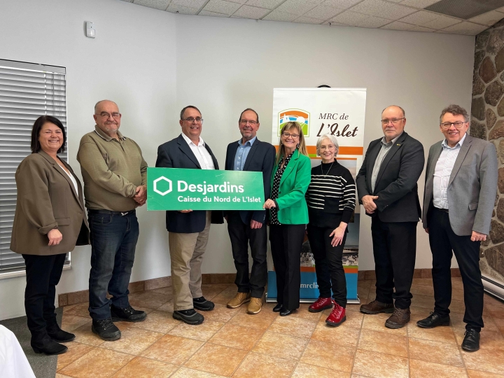 Partenariat financier avec la MRC et la Caisse Desjardins