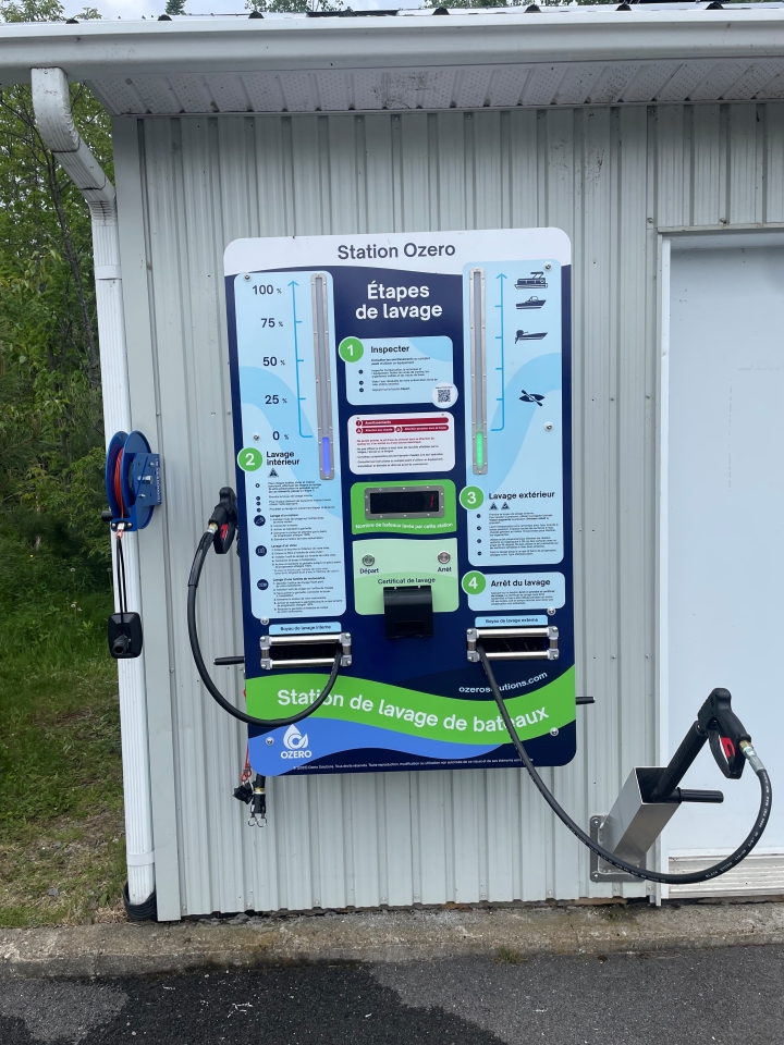 Nouvel appareil de lavage des embarcation